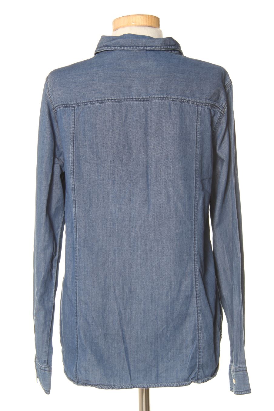 Camisa de PERCENTIL de la talla M, de color azul de ropa vaquera