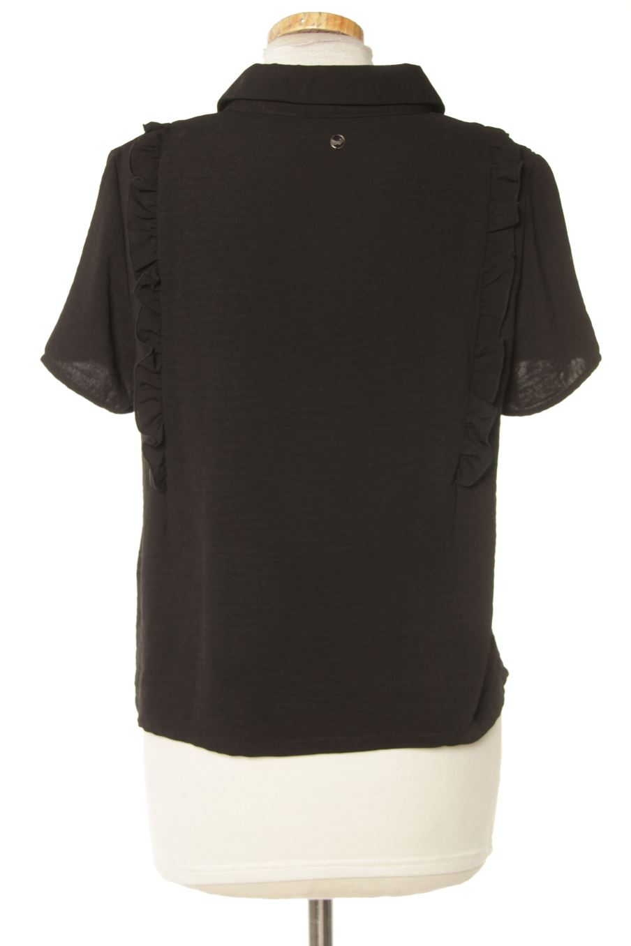 Blouse à manches courtes Kaporal de la taille S, de couleur noir