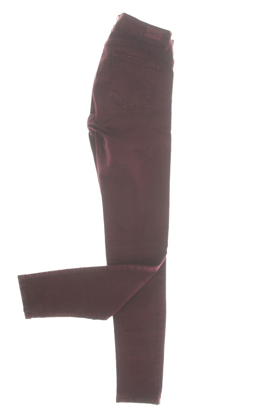 Vaqueros de Pull & Bear de la talla 36, de color burdeos de ropa vaquera