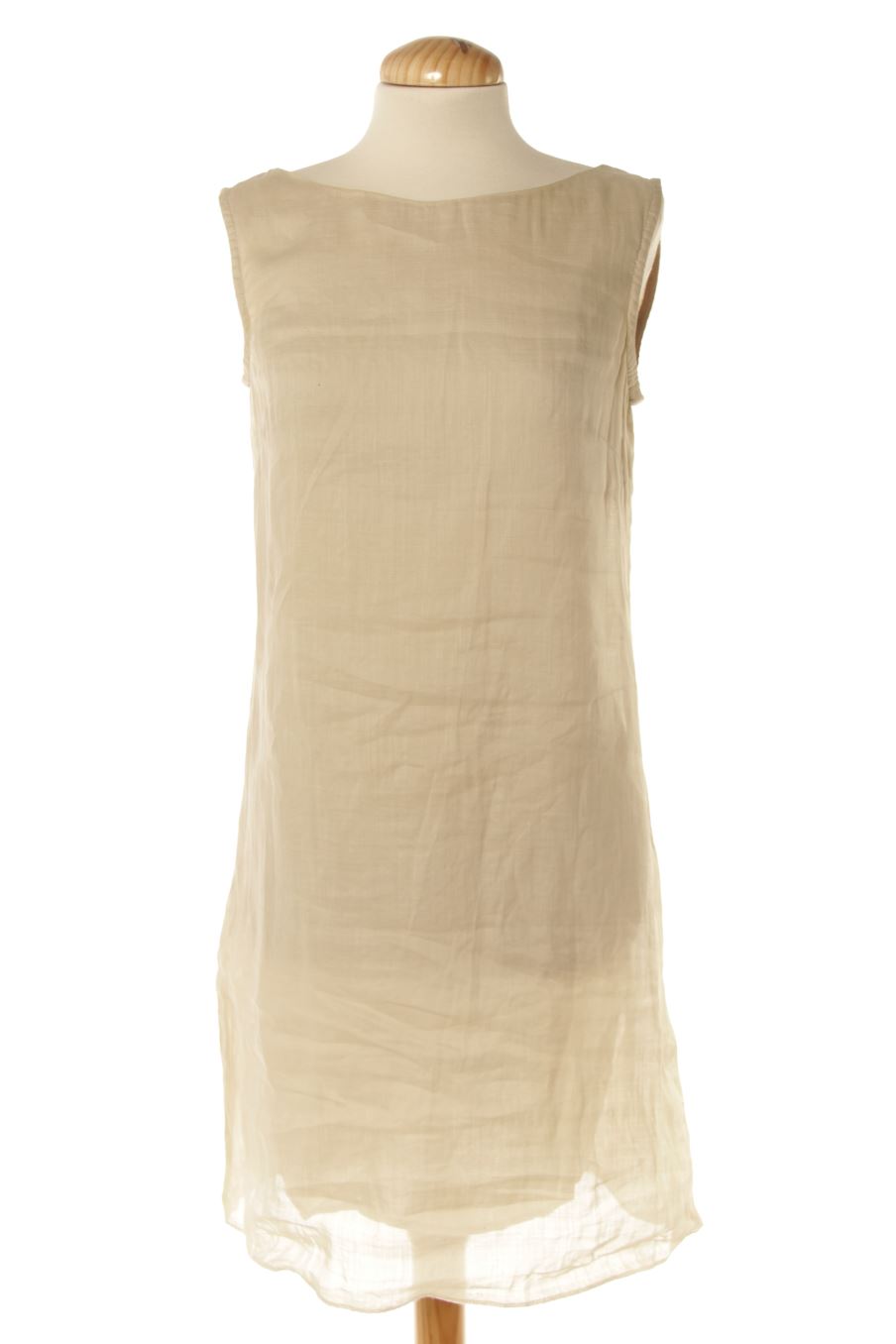 Robe casual Mango de la taille M, de couleur beige