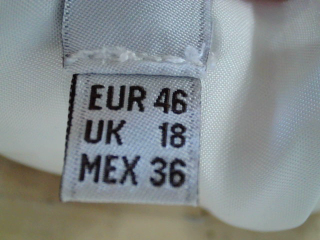 Jupe Cortefiel de la taille 46, de couleur blanc