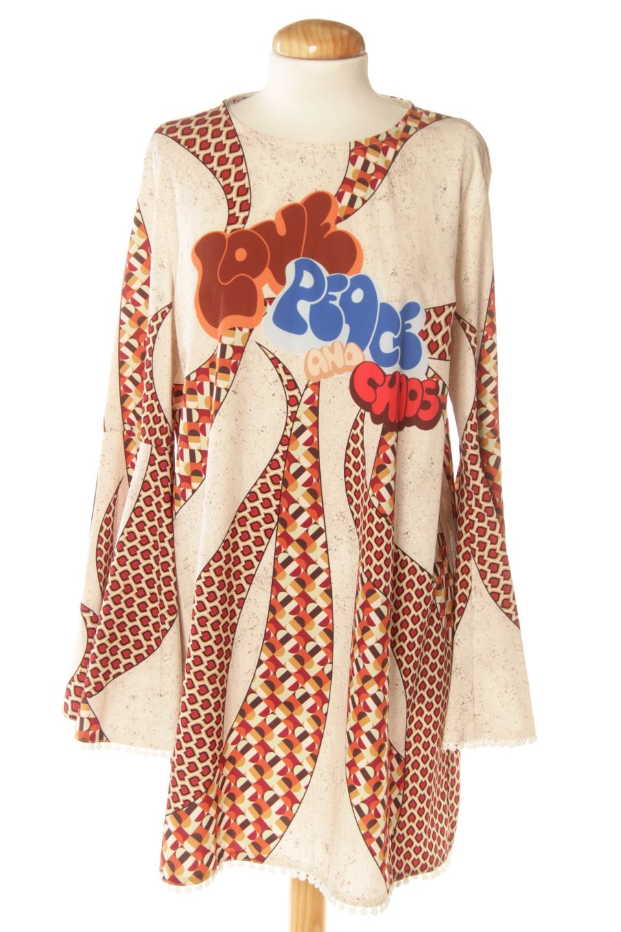 Vestido casual de PEACE + CHAOS de la talla M, de color estampado