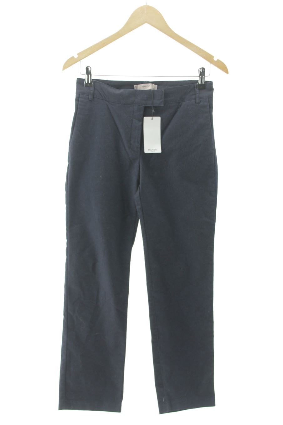 Pantalon Mango de la taille 36, de couleur bleu marine
