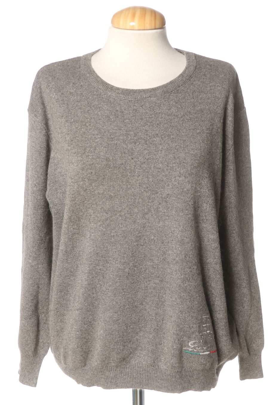 Jersey de Pedro del Hierro de la talla L, de color gris