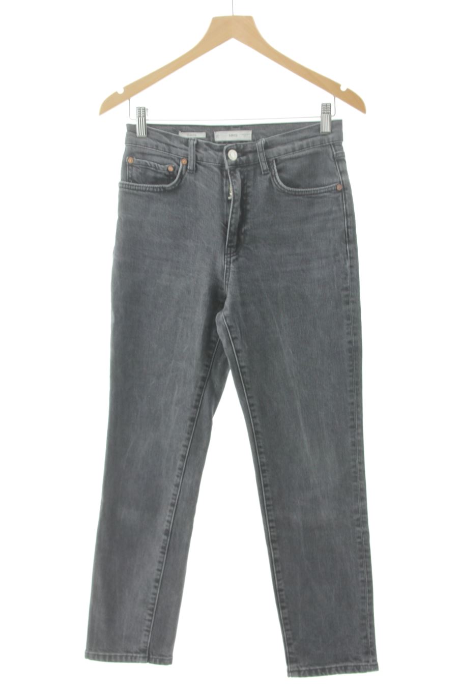 Jeans Mango de la taille 36, de couleur noir de denim
