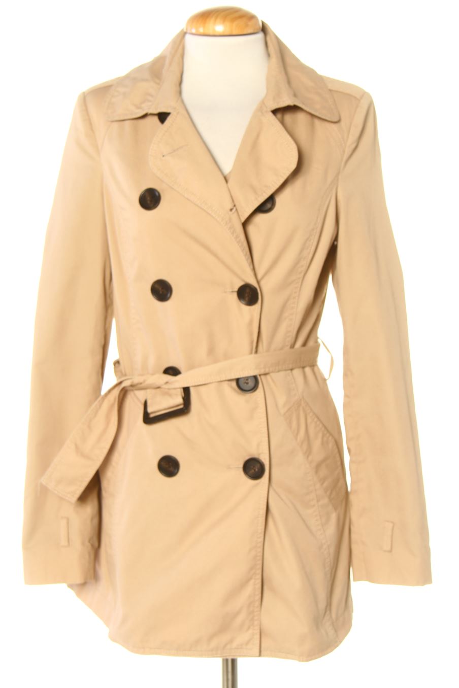 Gabardine Stradivarius de la taille S, de couleur beige