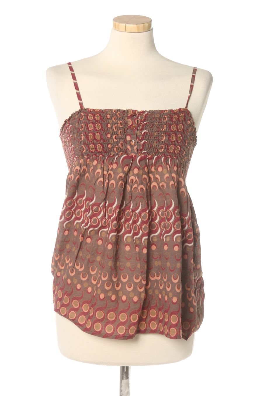 Blouse à manches courtes Naf Naf de la taille 38, de couleur imprimés
