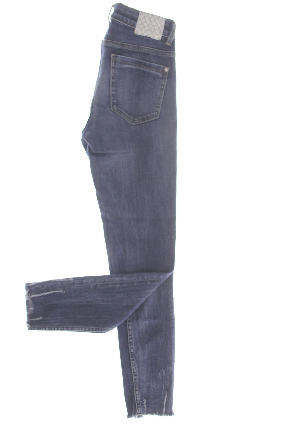 Vaquero de Zara de la talla 34, de color azul de ropa vaquera