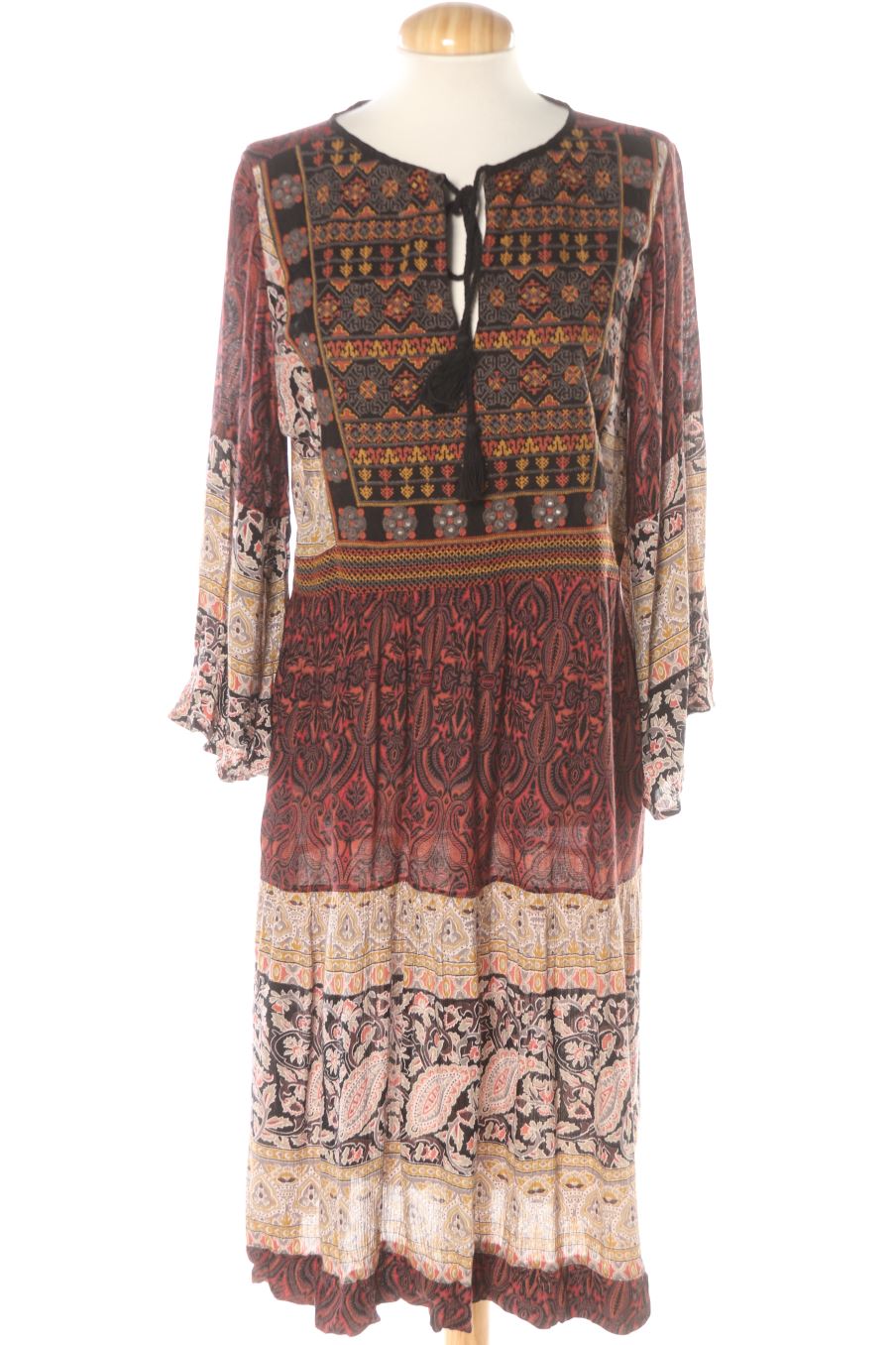 Vestido casual de Pull & Bear de la talla M, de color estampado