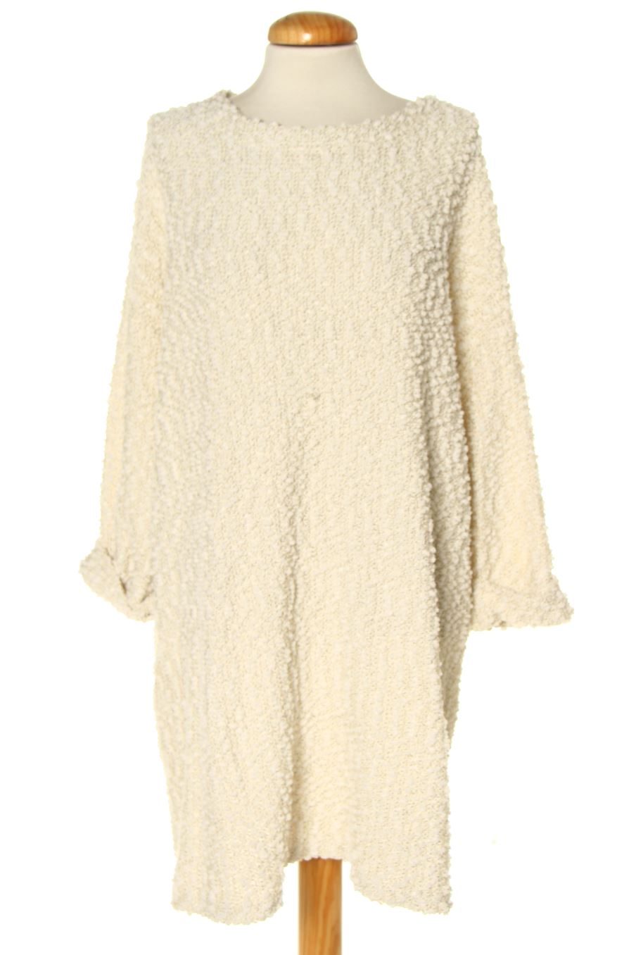 Robe casual Venca de la taille XL, de couleur blanc
