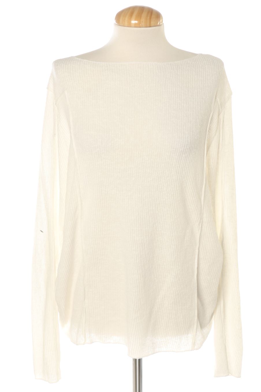 Pull SLOWLOVE de la taille XL, de couleur blanc