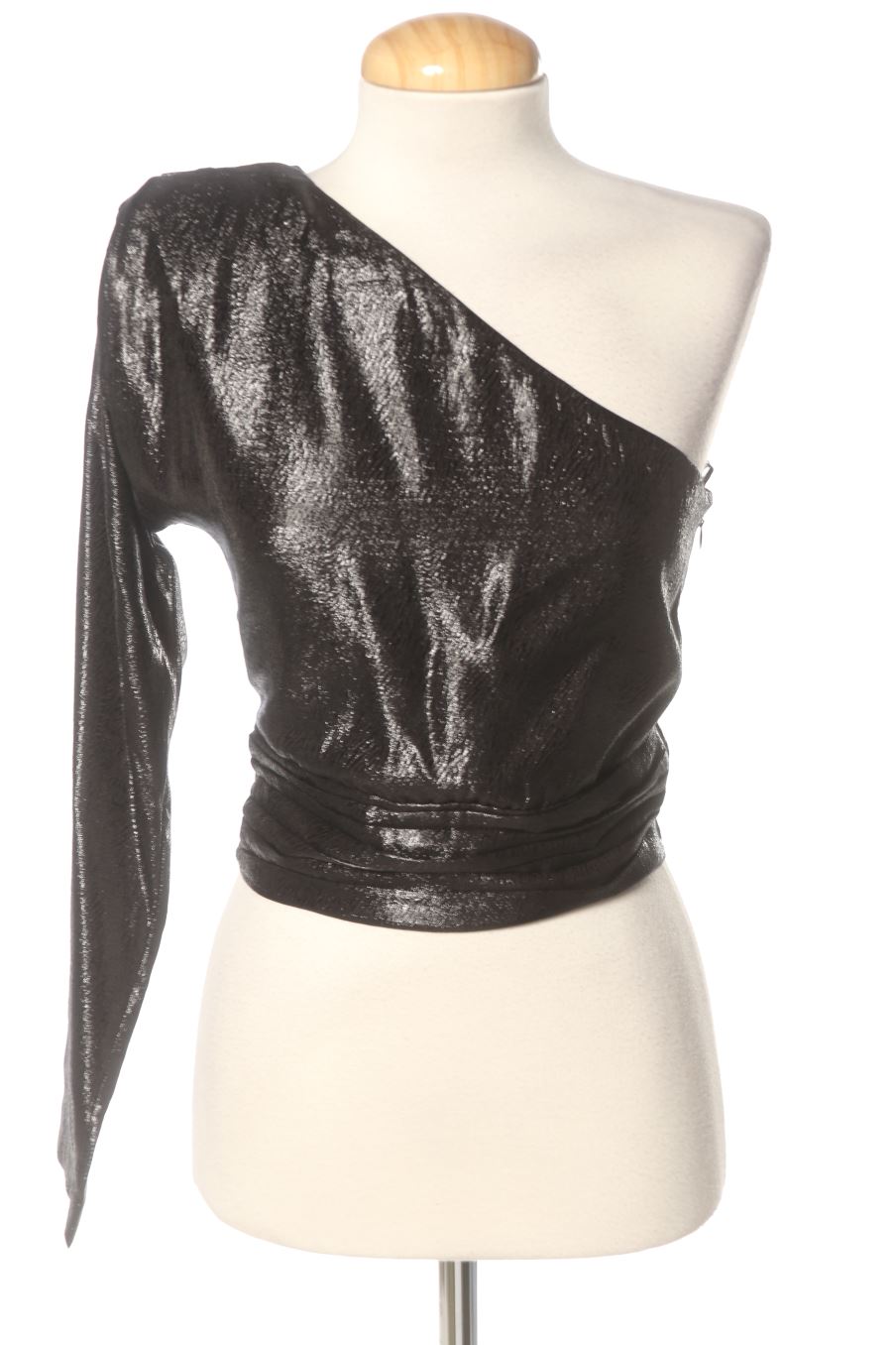 Langärmelige Bluse von Mango Größe XS, Farbe Schwarz, für