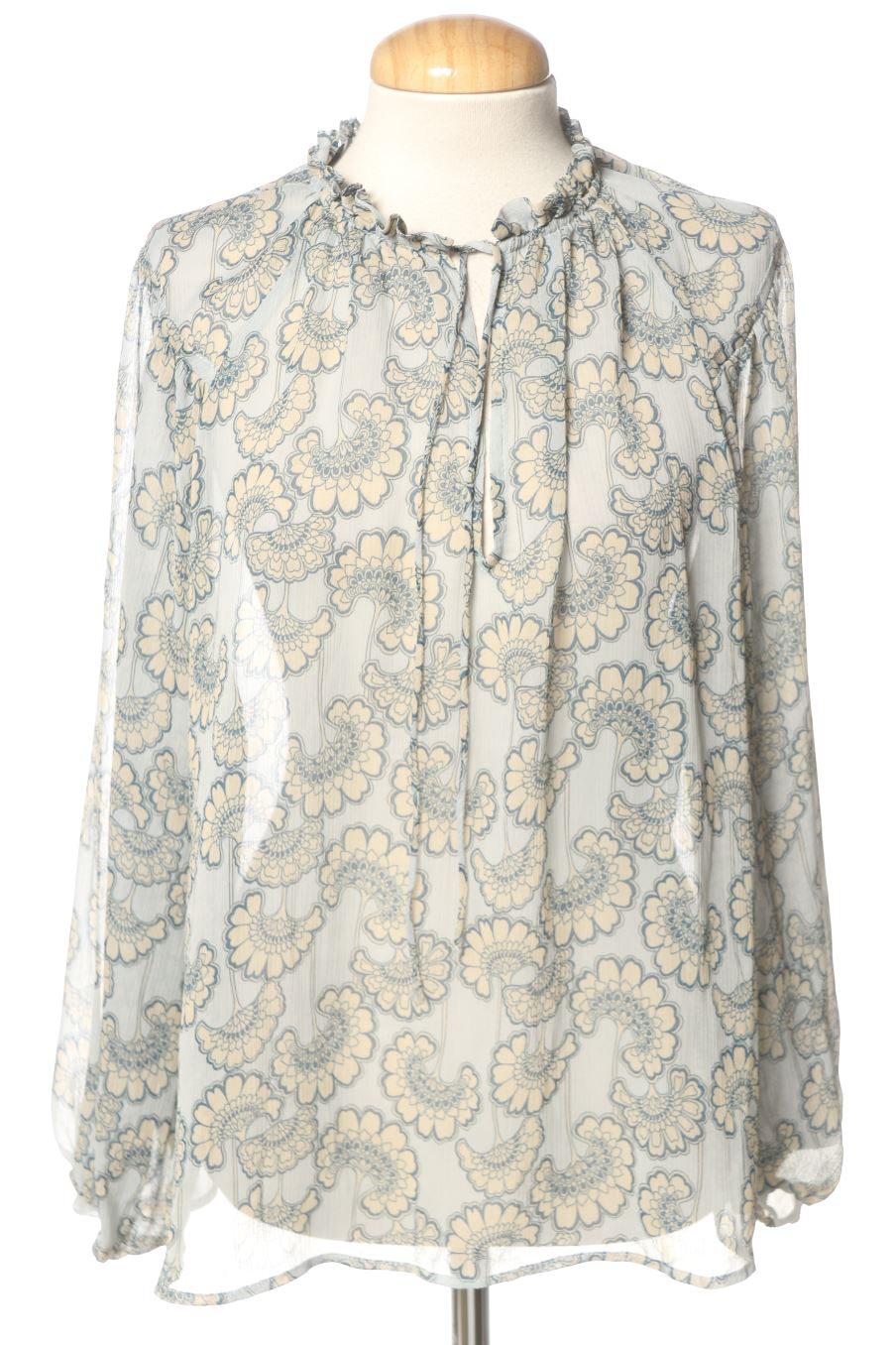 Langärmelige Bluse von SLOWLOVE Größe M, Farbe Aufdruck, für