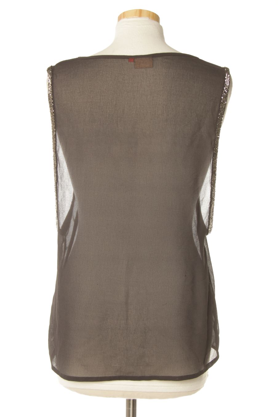 Top Only de la taille 38, de couleur gris