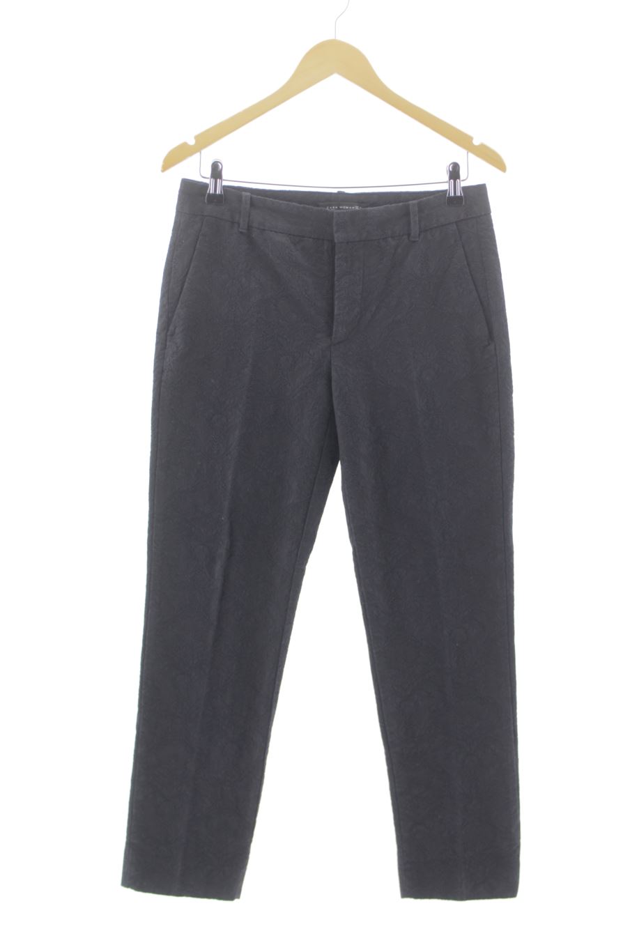 Pantaloni de Zara de la talla S, de color nero
