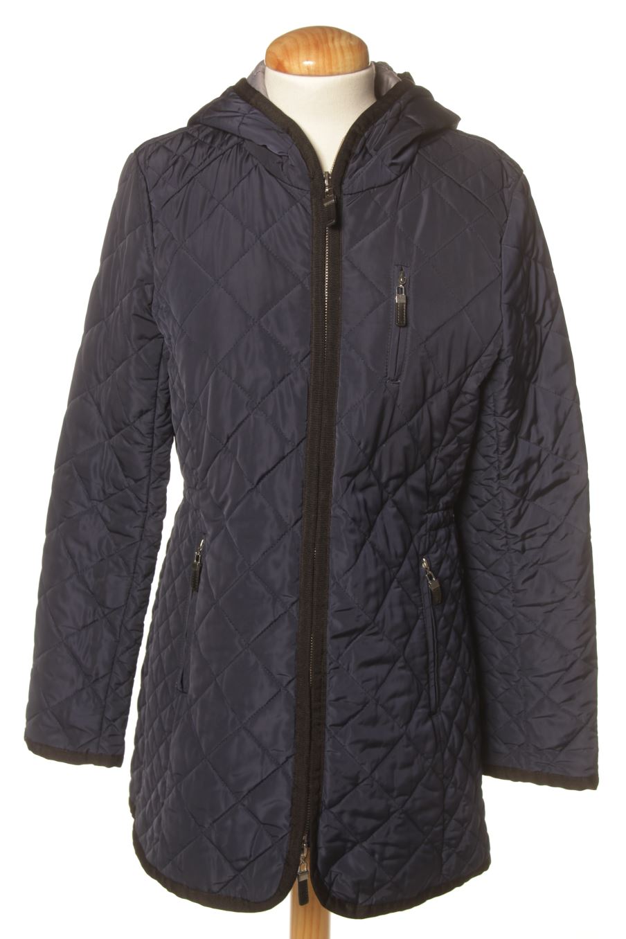 Manteau Cortefiel de la taille S, de couleur bleu marine