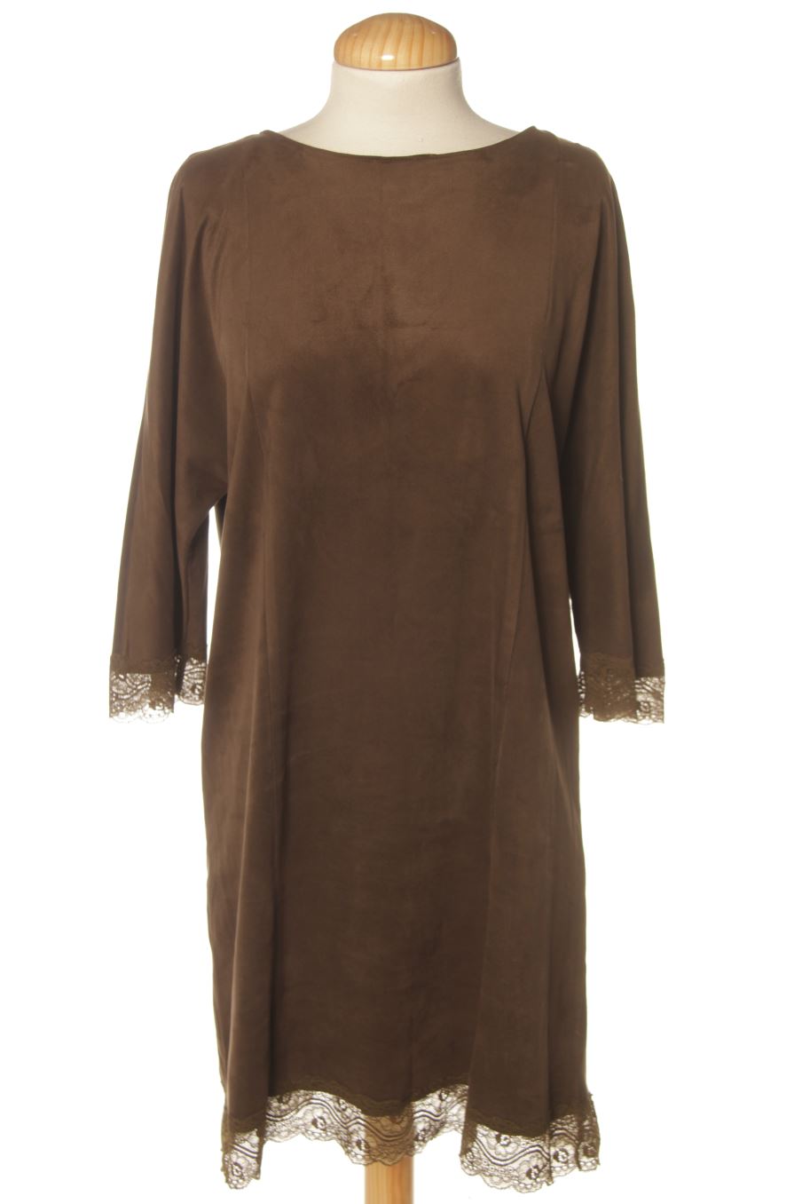 Vestito casual de Zara de la talla S, de color verde