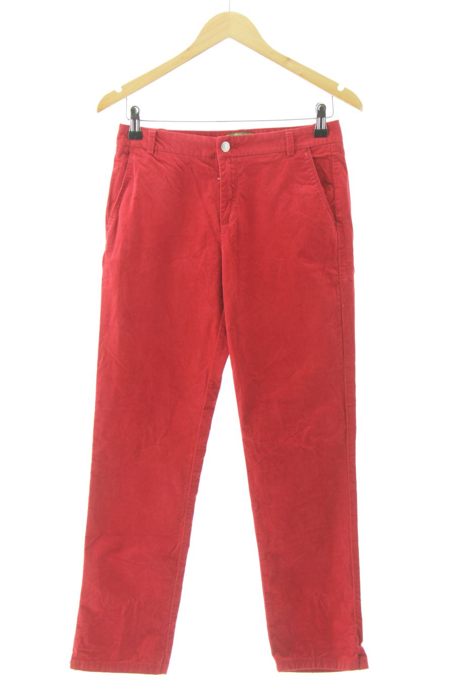 Pantalon Benetton de la taille 36, de couleur rouge