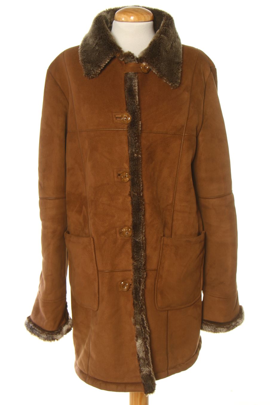 Manteau Punto roma de la taille 42, de couleur marron