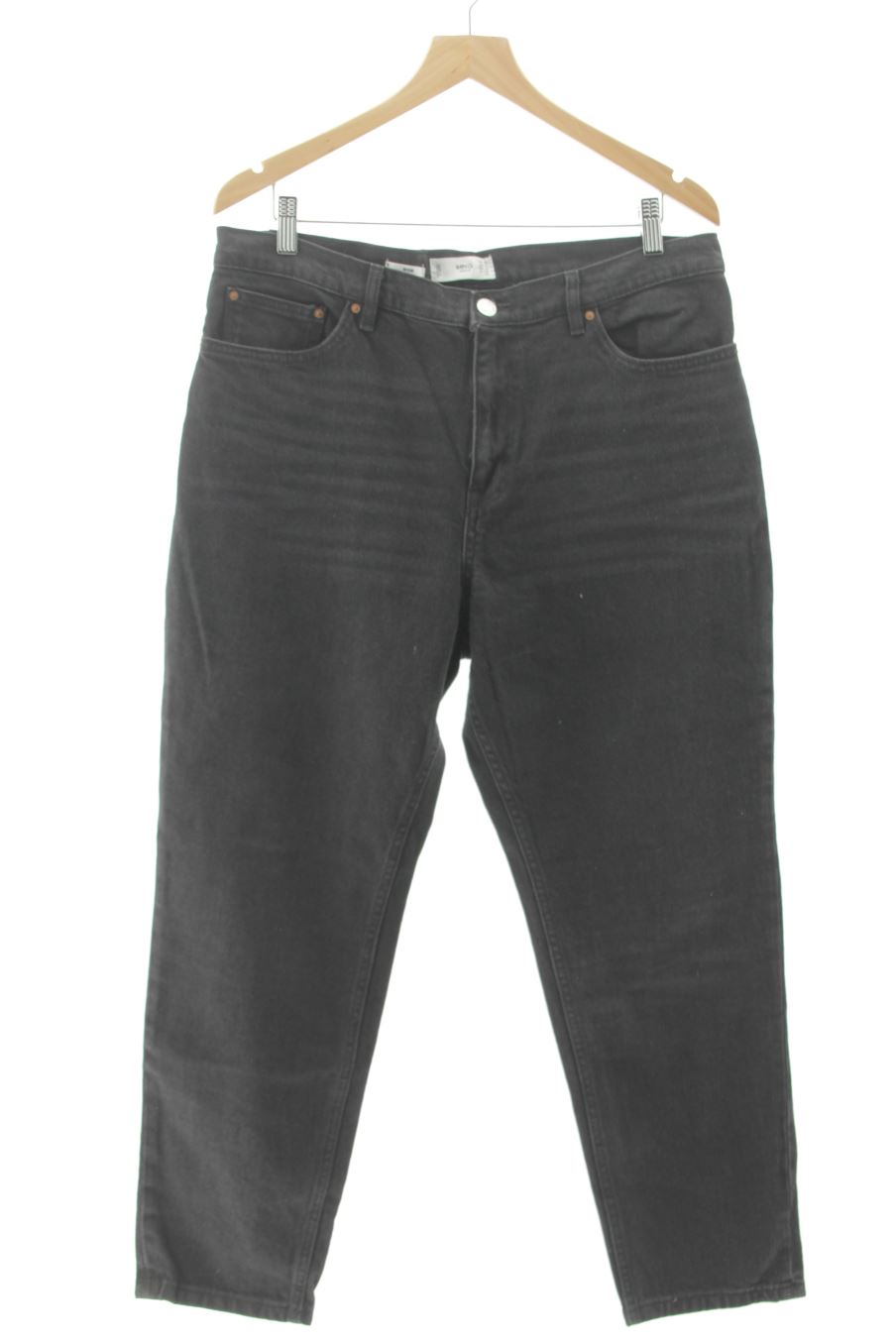 Jeans Mango de la taille 46, de couleur noir de denim