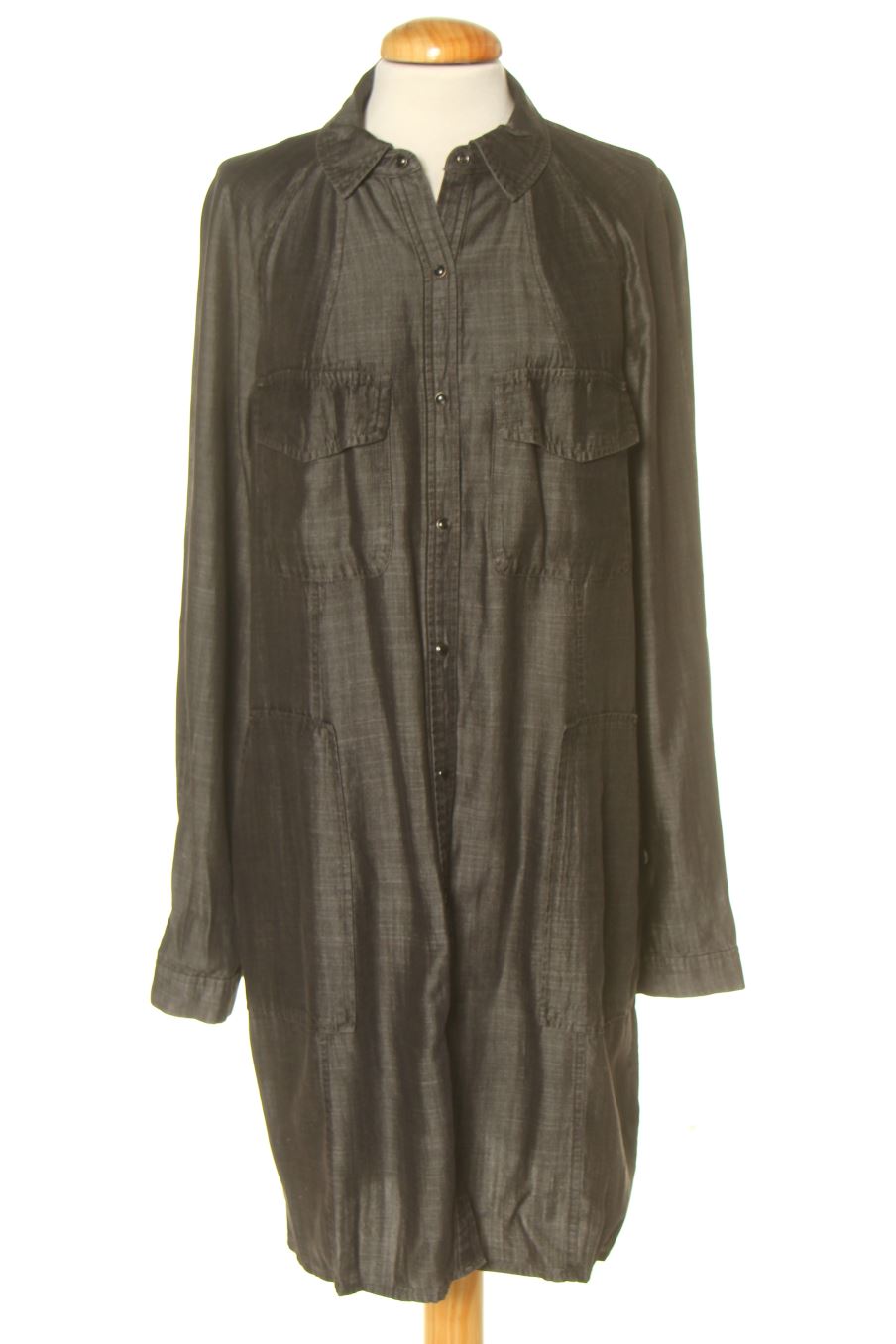 Robe casual Superdry de la taille 38, de couleur gris de denim