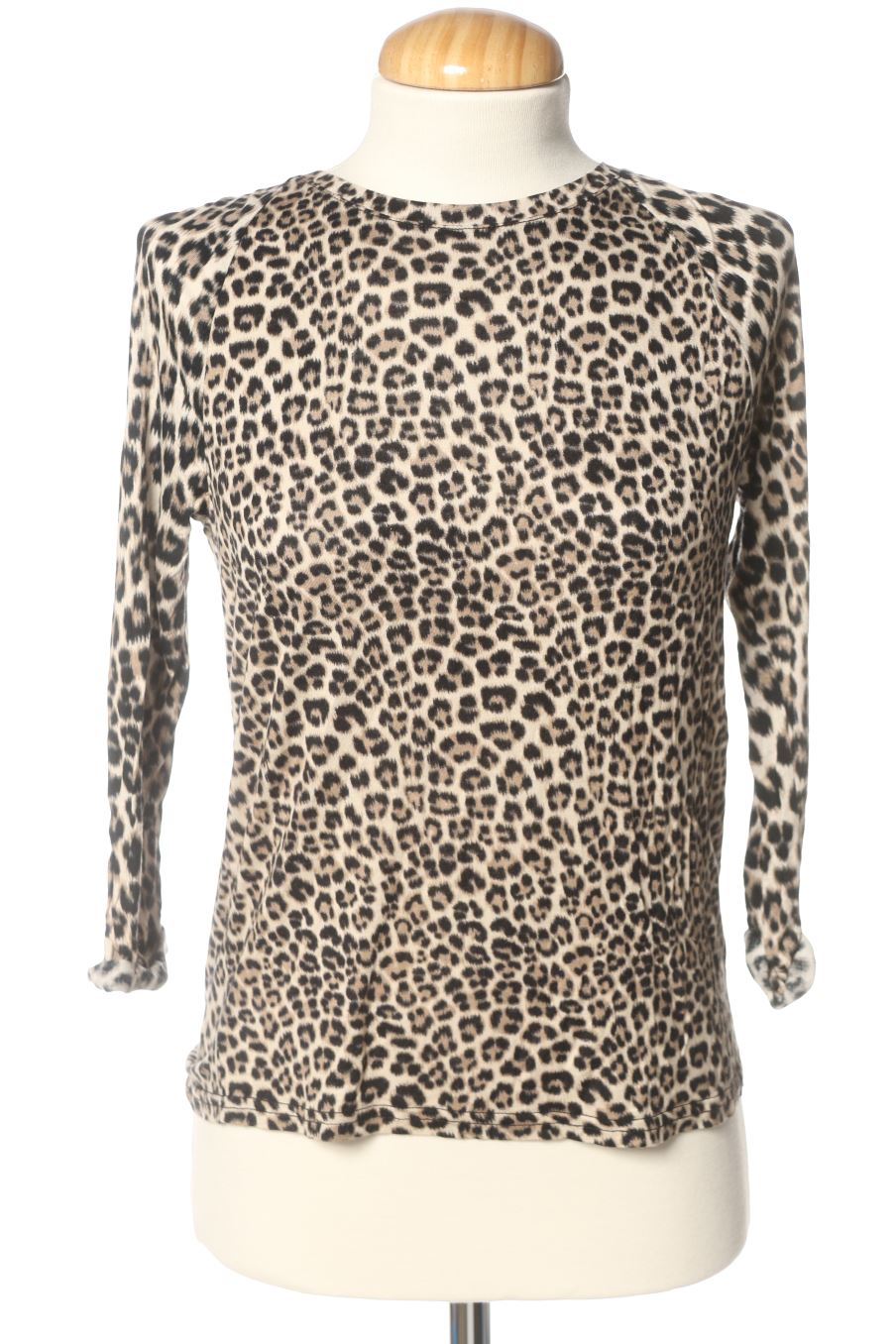 Langärmeliges T-Shirt von H&M Größe XS, Farbe Animal print, für