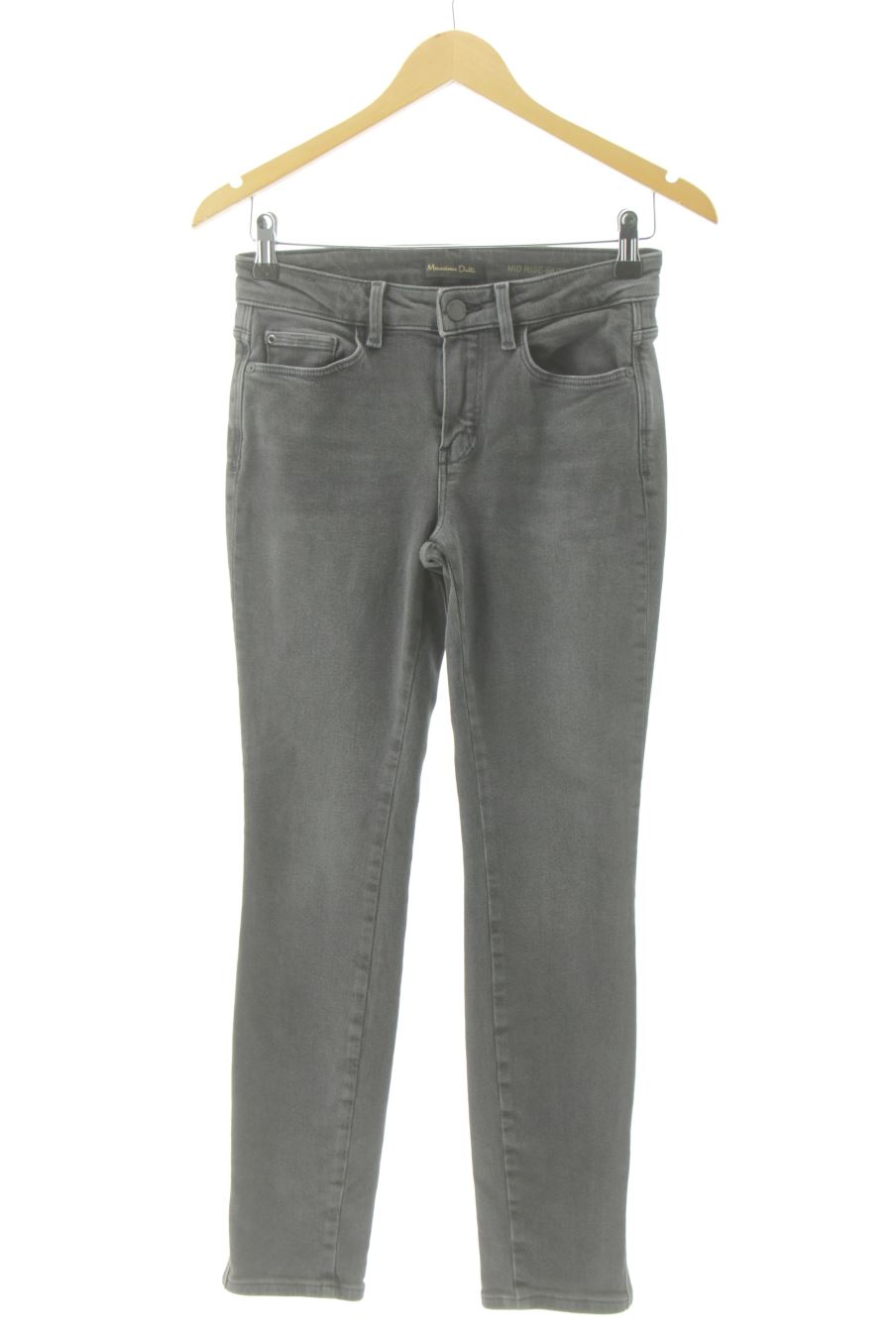 Jeans de Massimo Dutti de la talla 36, de color grigio