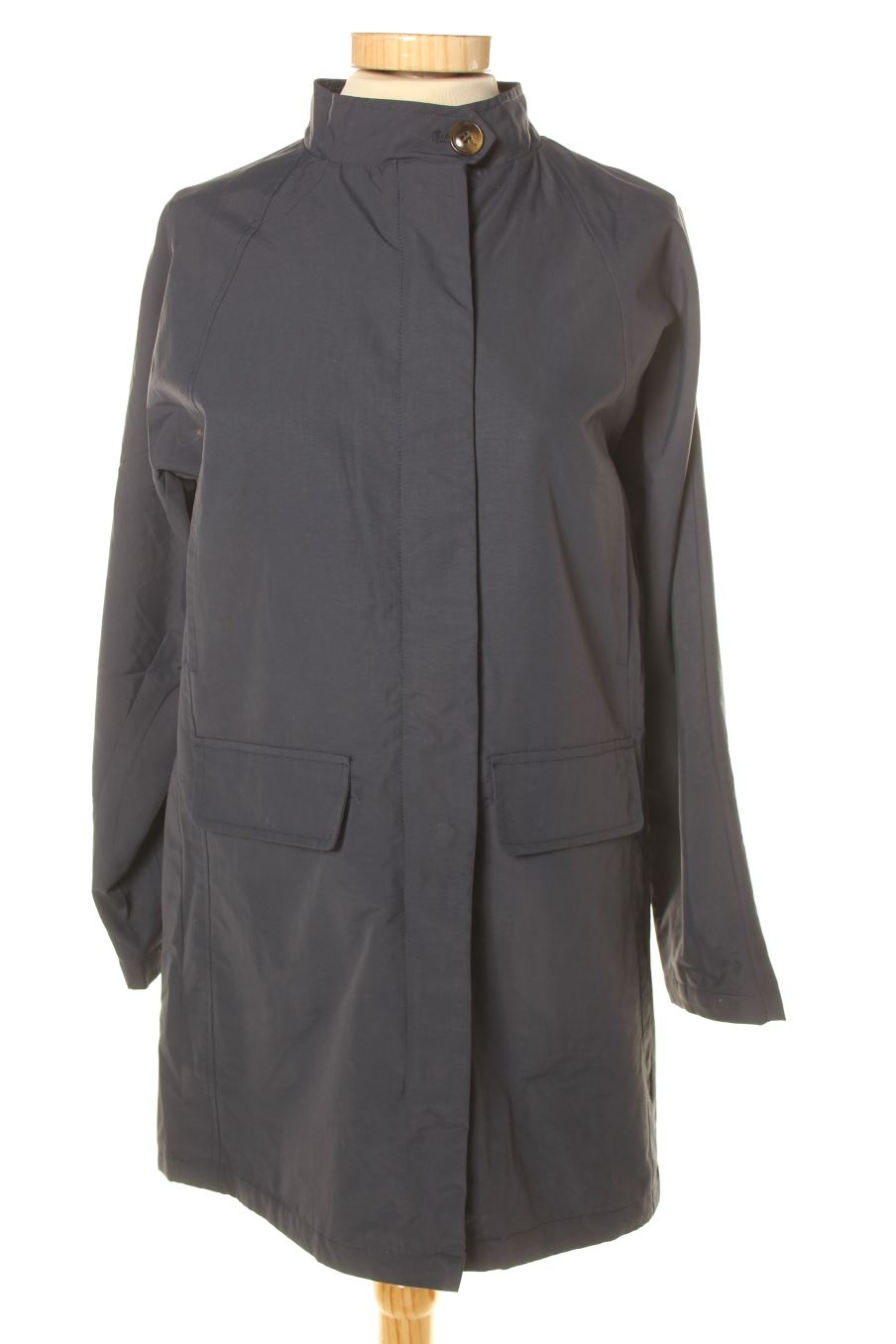 Trenchcoat von Native Youth Größe XS, Farbe Marineblau, für