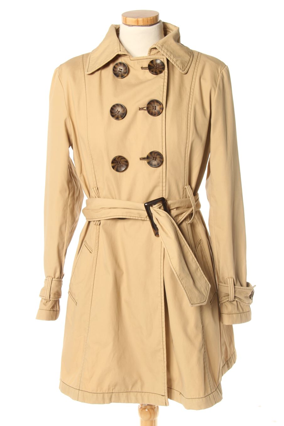 Gabardina de Yera de la talla 42, de color marrón