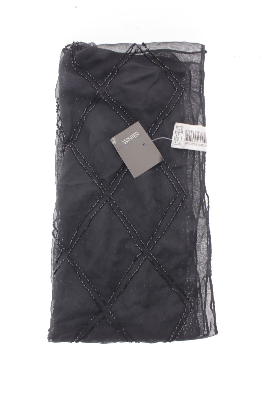 Fular de Zara de la talla Única, de color negro