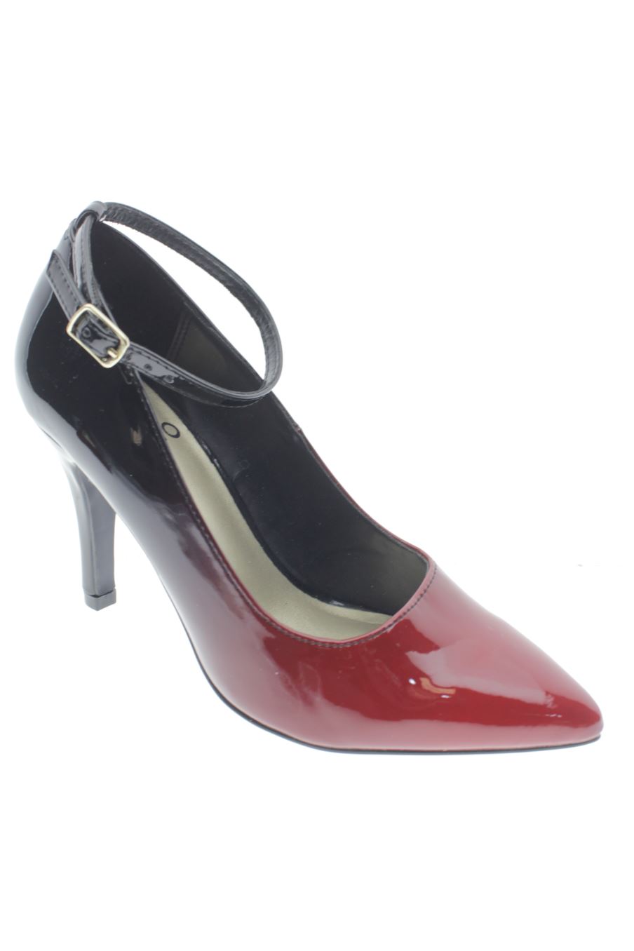 Zapatos de tacon de Gémo de la talla 36, de color burdeos de