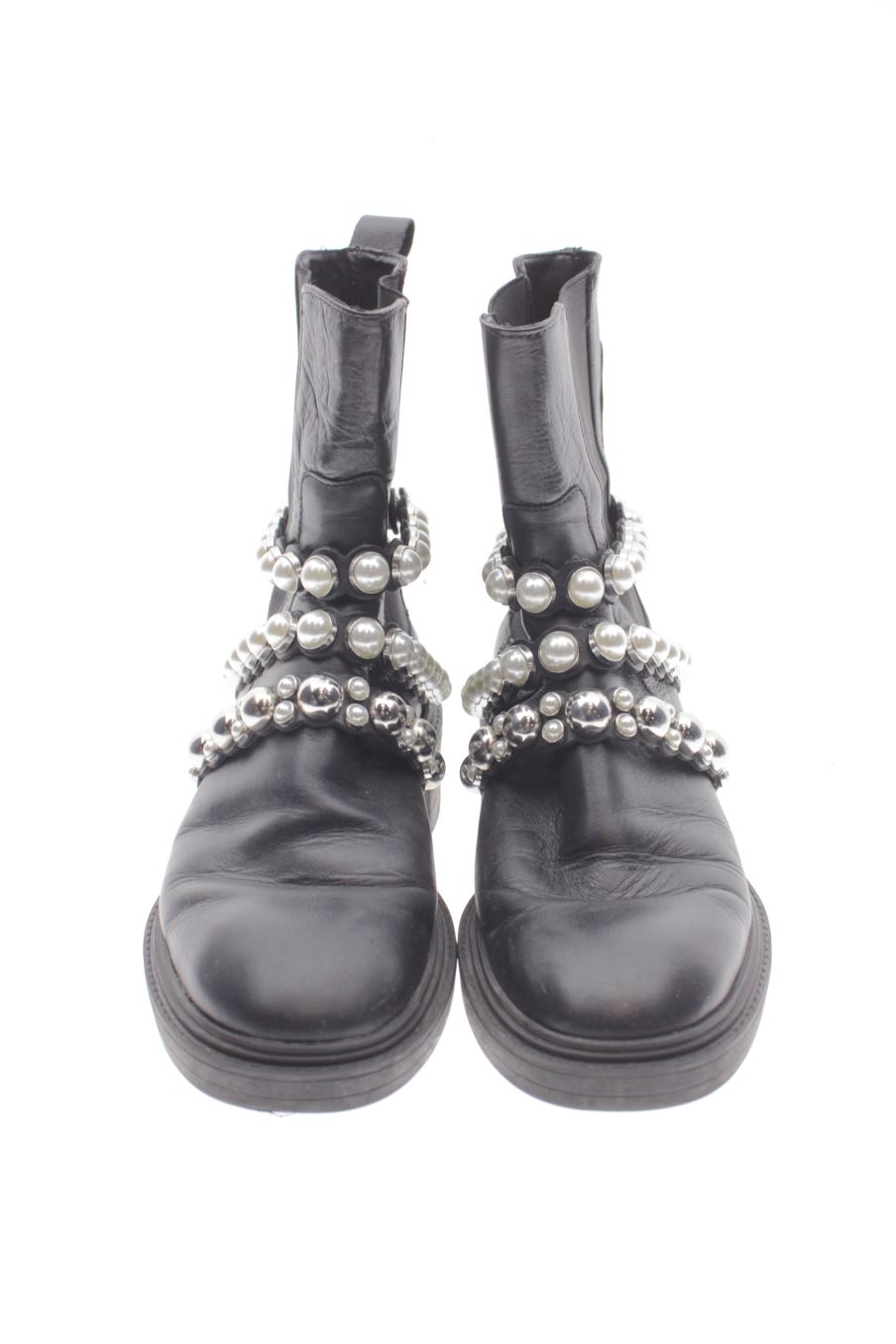 Botines de Zara de la talla 37, de color negro de