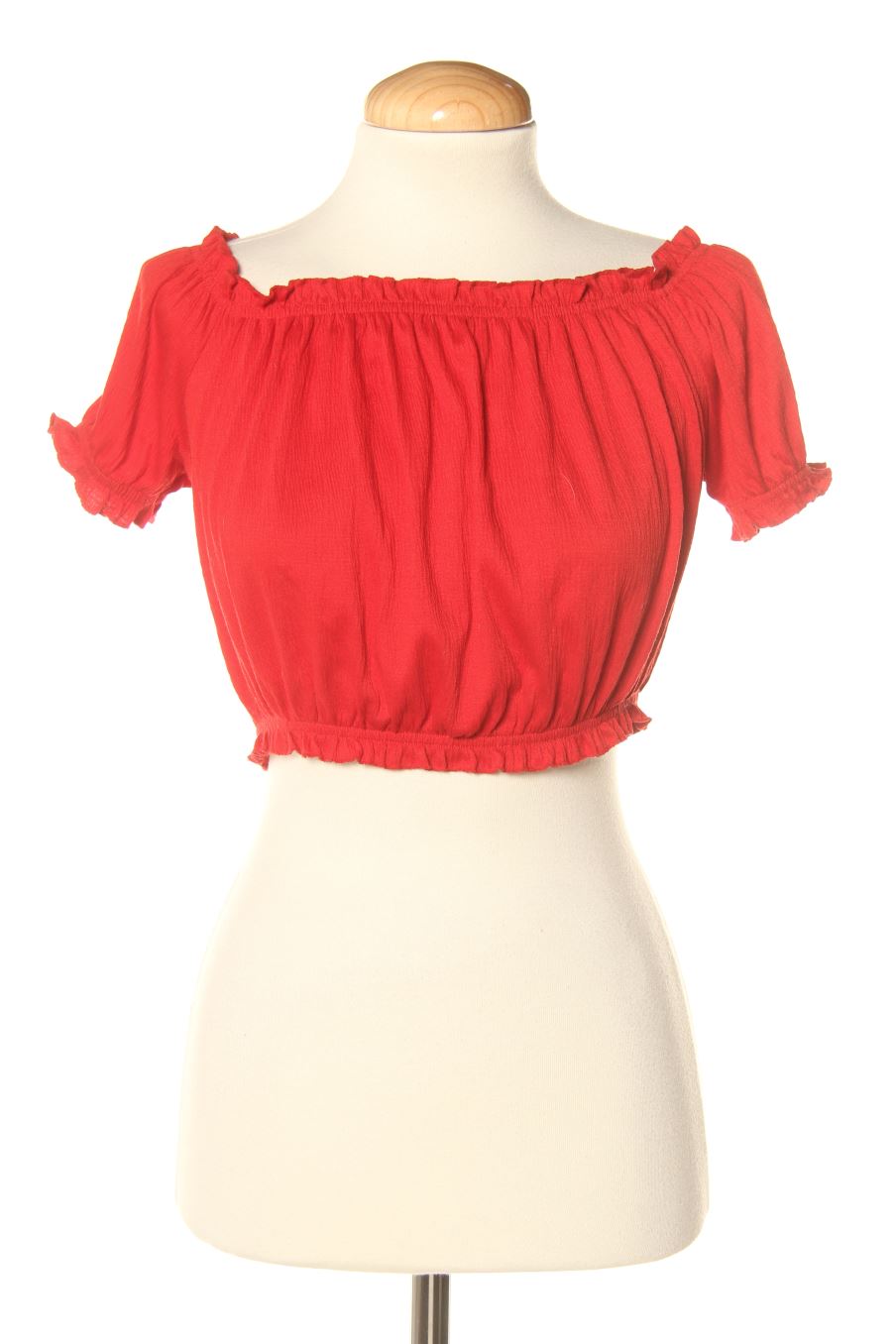 Top de H&M de la talla S, de color rojo