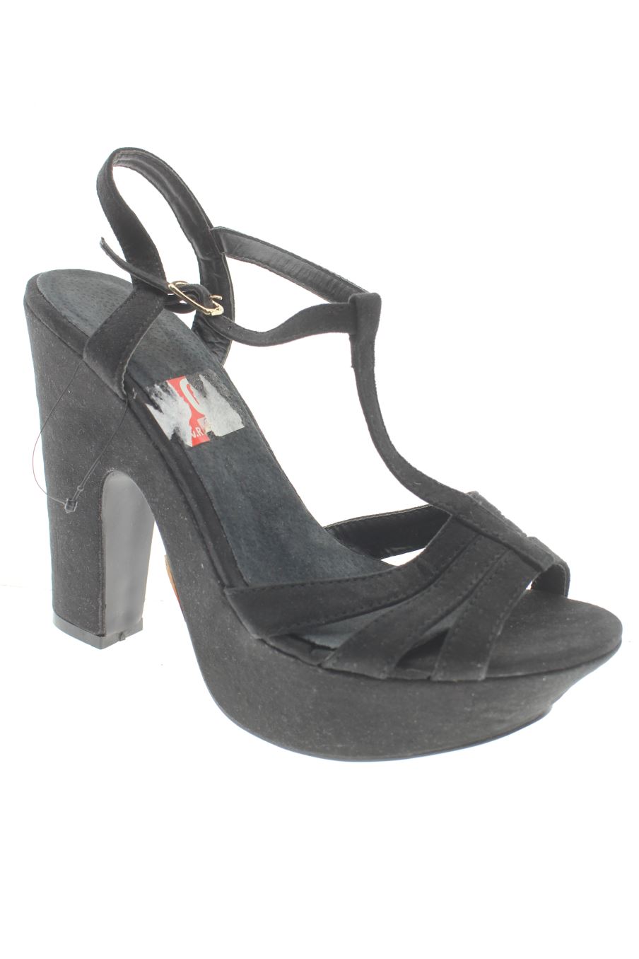 Sandalias tacon de PERCENTIL de la talla 40, de color negro de