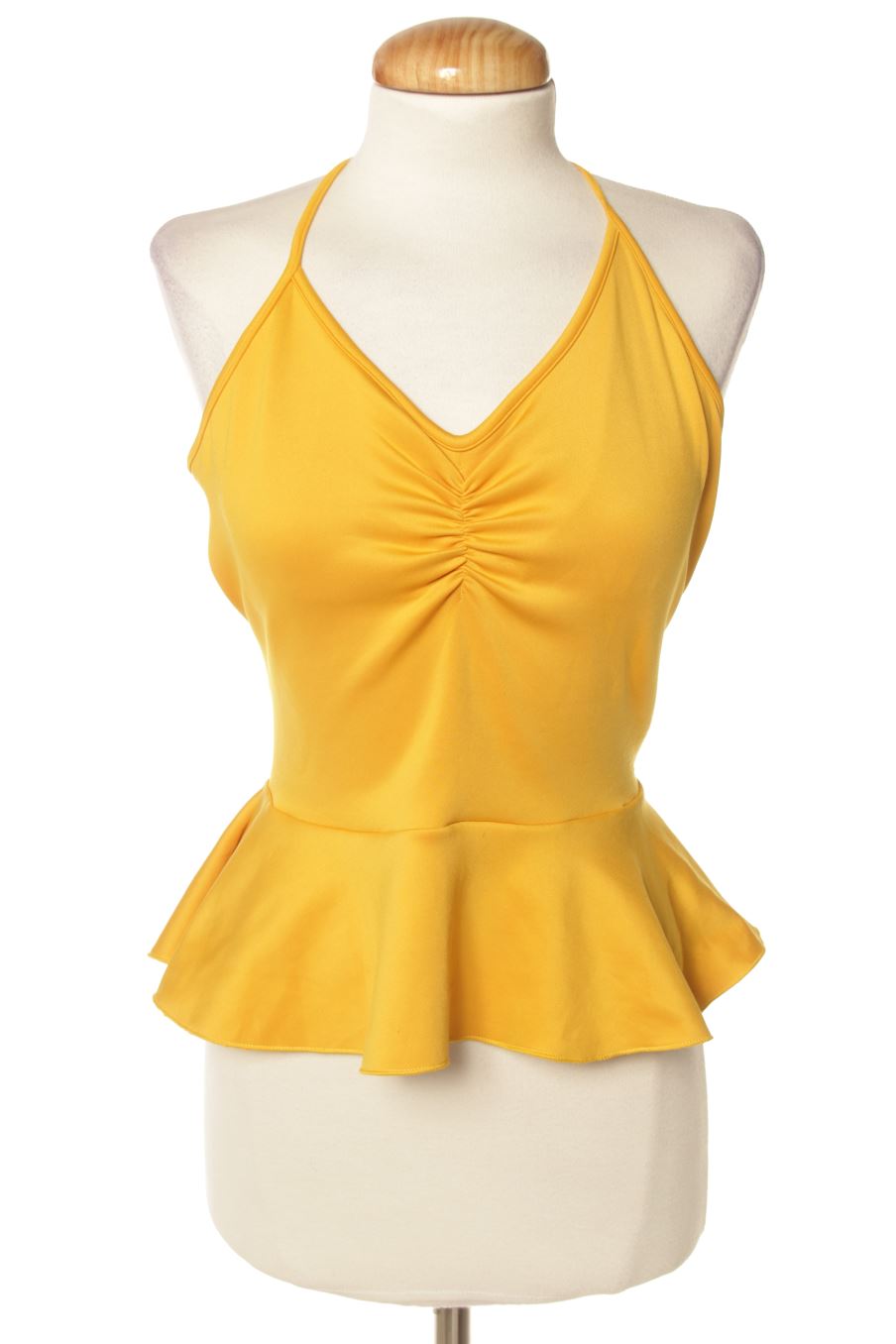 Top PERCENTIL de la taille XS, de couleur jaune