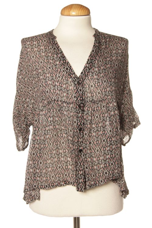 Blusa a maniche corte