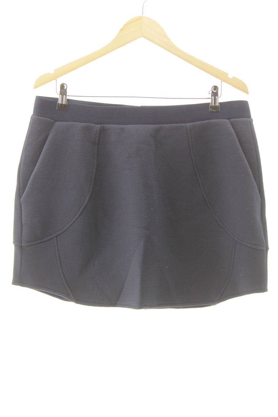 Jupe softgrey de la taille 46, de couleur bleu marine