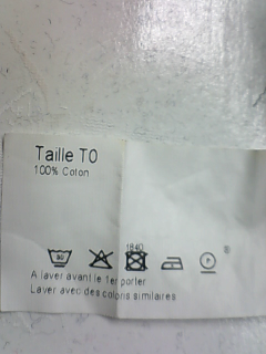 Blouse à manches courtes Monoprix de la taille S, de couleur rayures