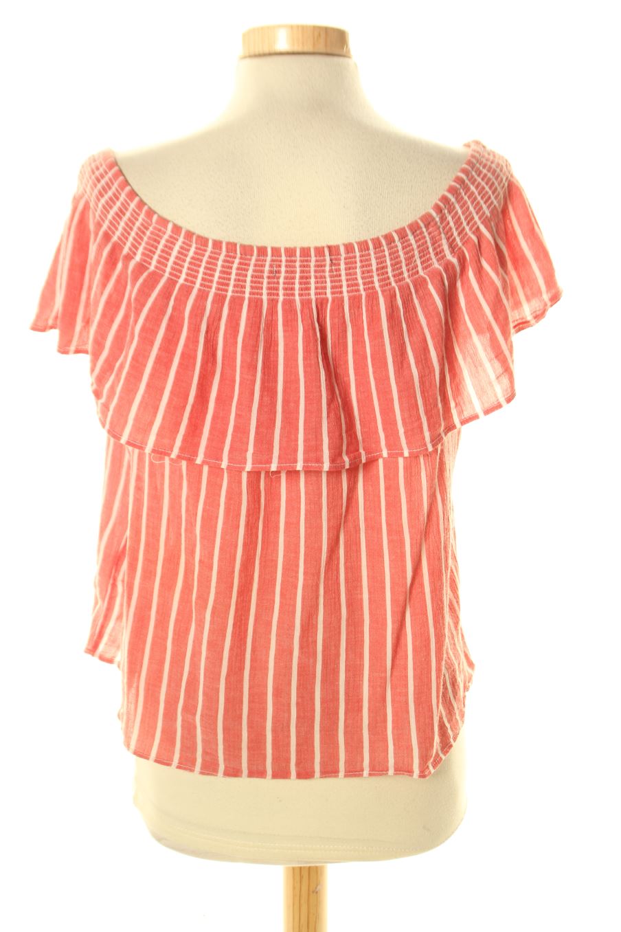 Blouse à manches courtes Monoprix de la taille S, de couleur rayures