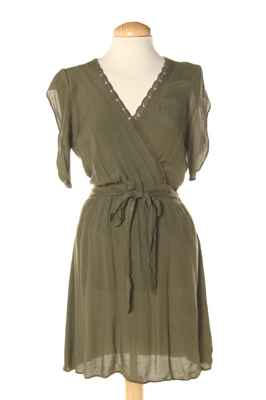 Robe casual Naf Naf de la taille S, de couleur vert