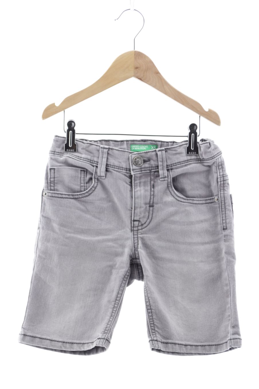 Vaquero corto de Benetton de la talla 4 años de denim de segunda mano