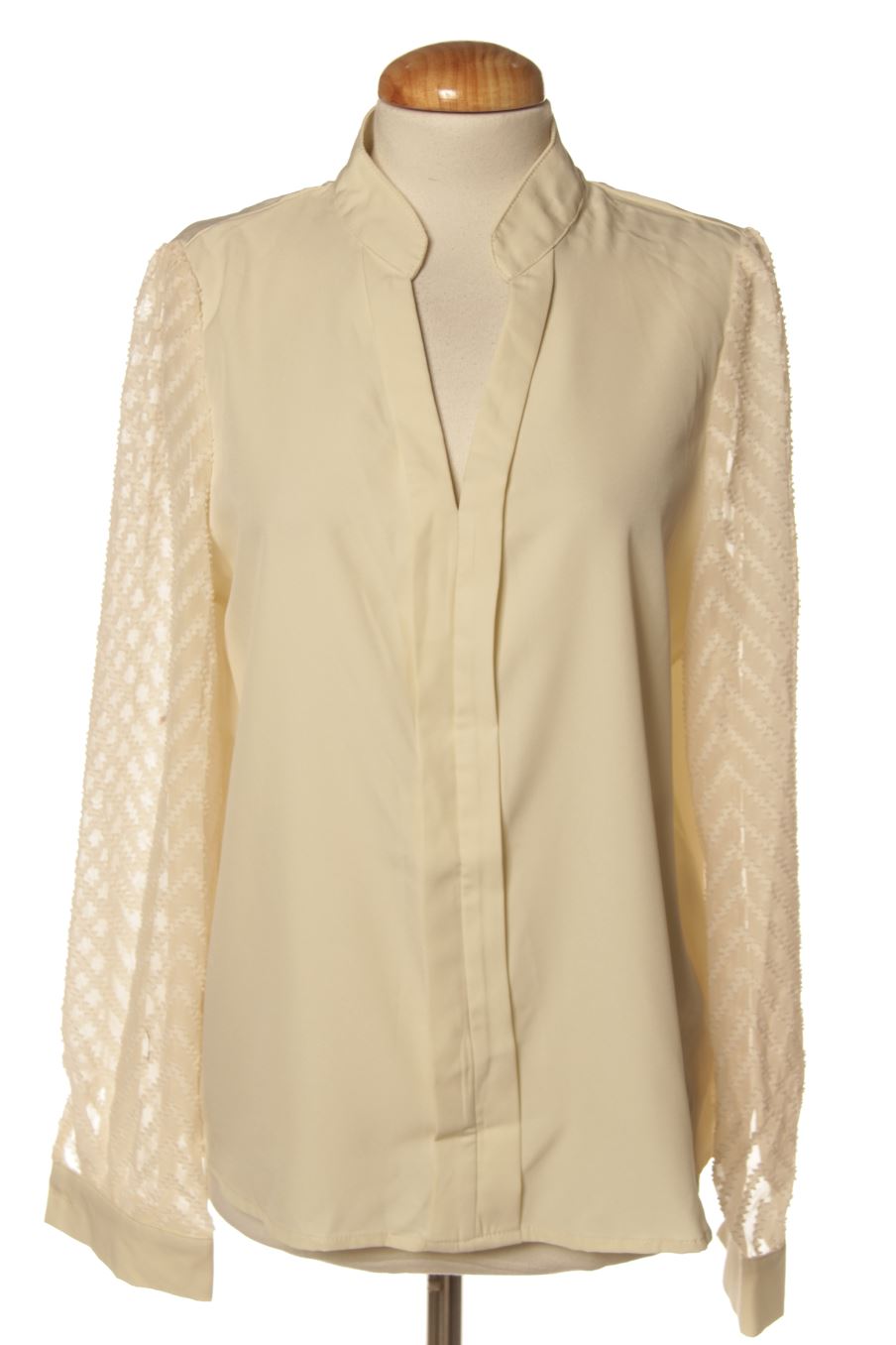 Blusa de manga larga de PERCENTIL de la talla L, de color beige