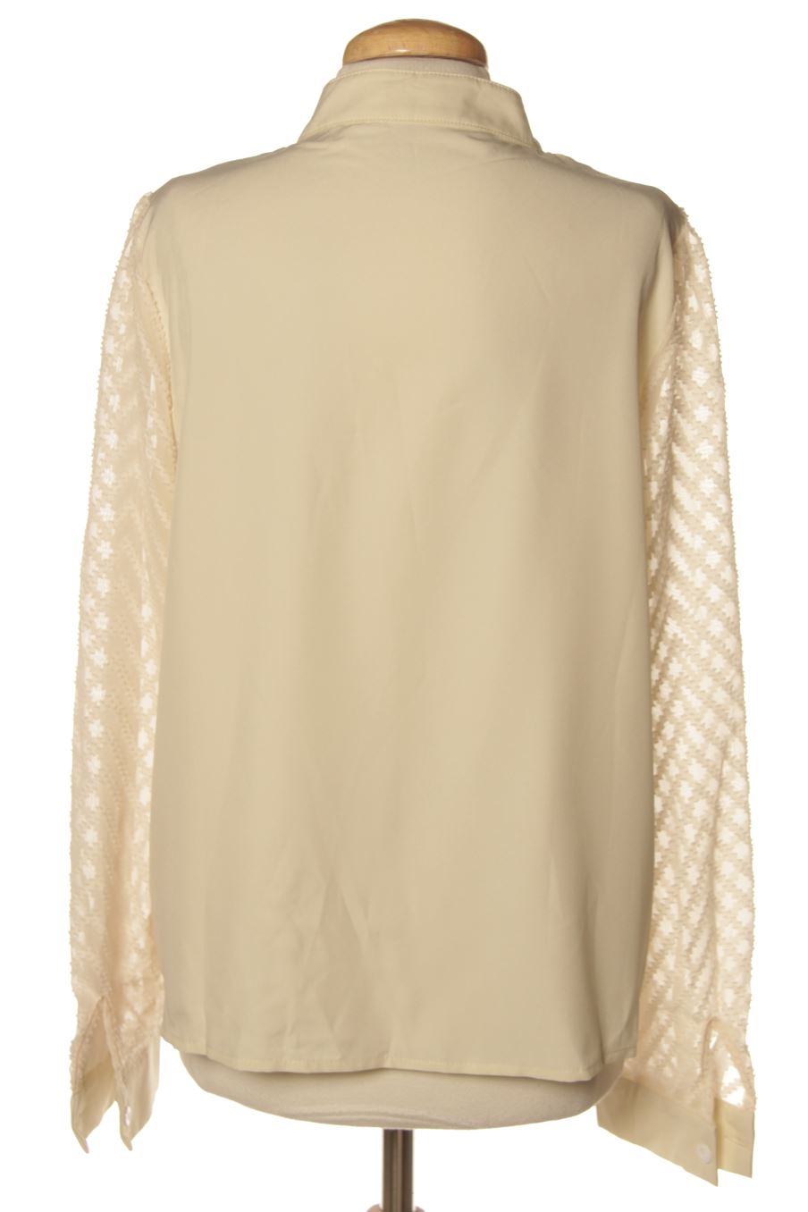Blusa de manga larga de PERCENTIL de la talla L, de color beige