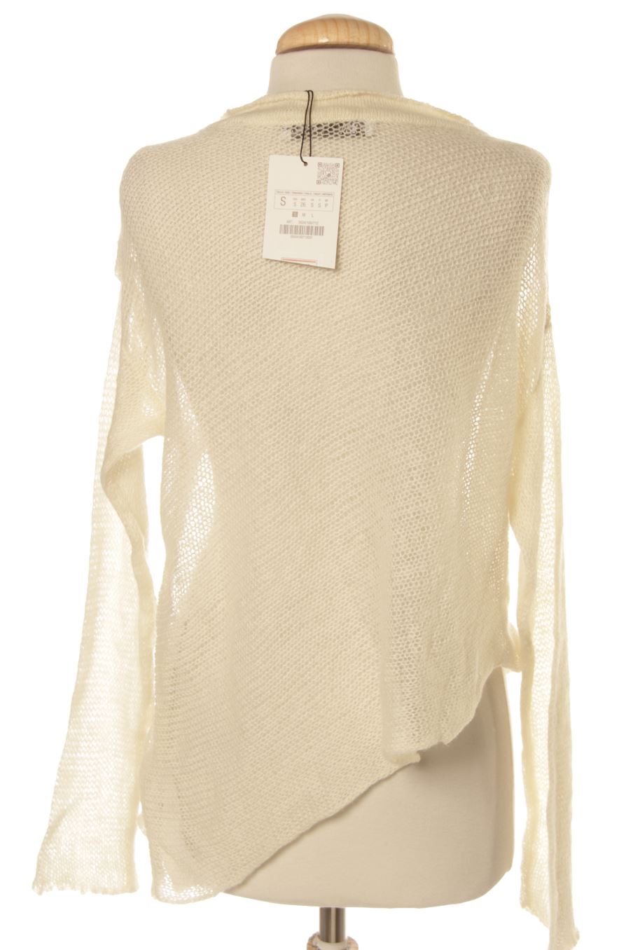 Jersey de Zara de la talla S, de color blanco