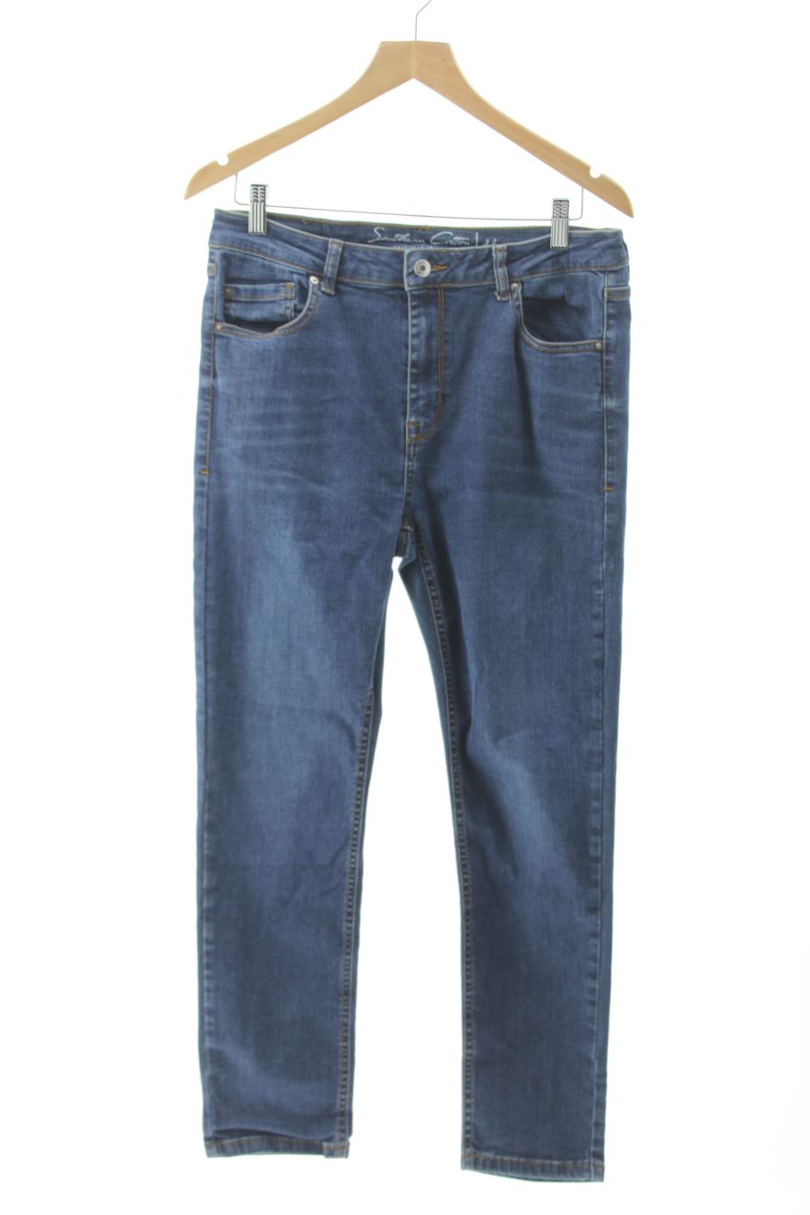 Jeans Southern cotton de la taille 46, de couleur bleu de denim