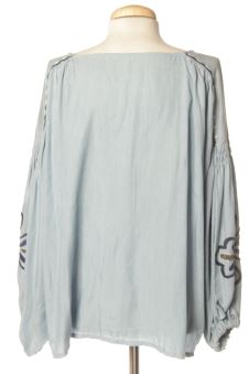 Blusa de manga corta XXL PERCENTIL