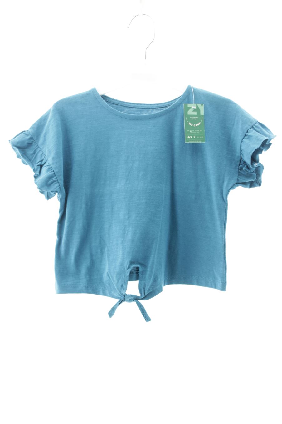 T-shirt ZY Baby de la taille 4 ans avec une étiquette