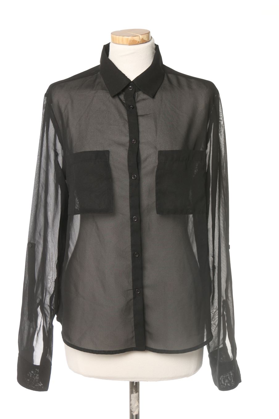 Hemd von Terranova Größe L, Farbe Schwarz, für