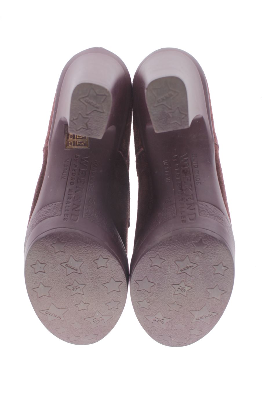 Botines de Weekend de la talla 39, de color burdeos de