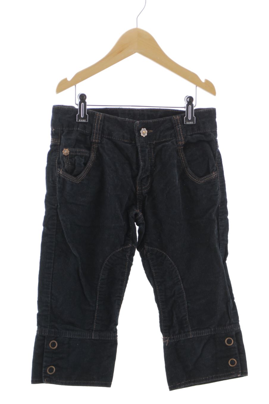 Pantalón corto de Zara de la talla 7 años de pana de segunda mano